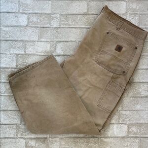Carhartt double front duck canvas work pants